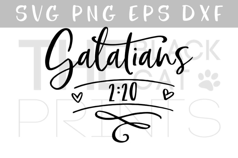 galatians-2-20-svg-dxf-png-eps