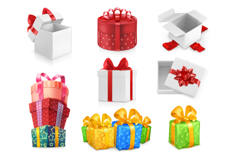 christmas-decorations-3d-vector-set