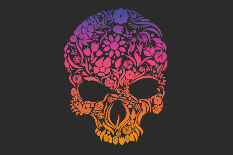 herbs-skull