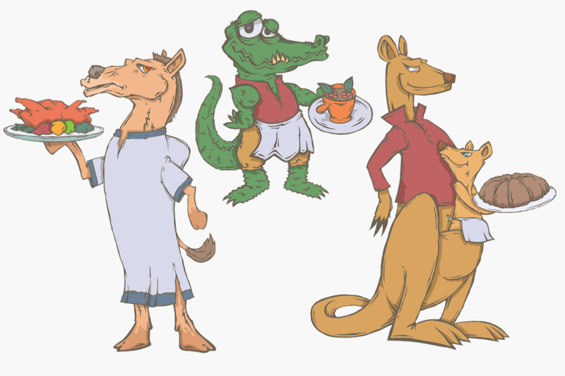 cook-different-countries-animal-characters