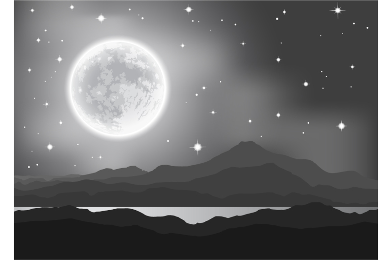 moon-vector-set-freehand-drawing
