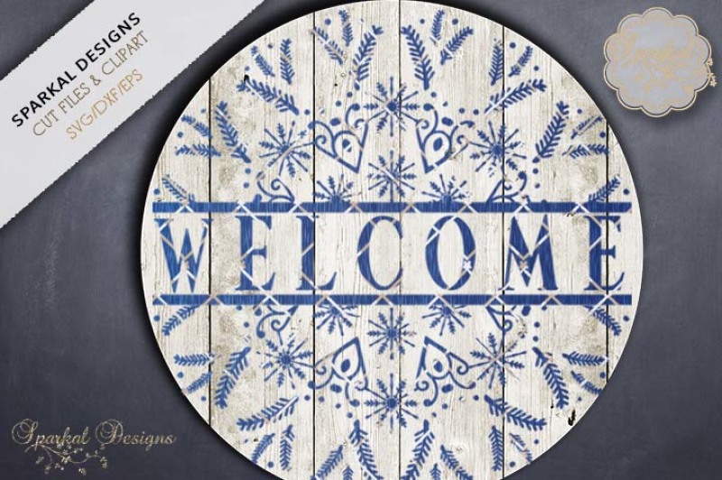 snowflake-welcome-sign-cut-file