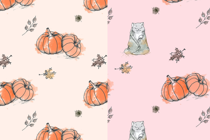 autumn-vibes-hand-drawn-set