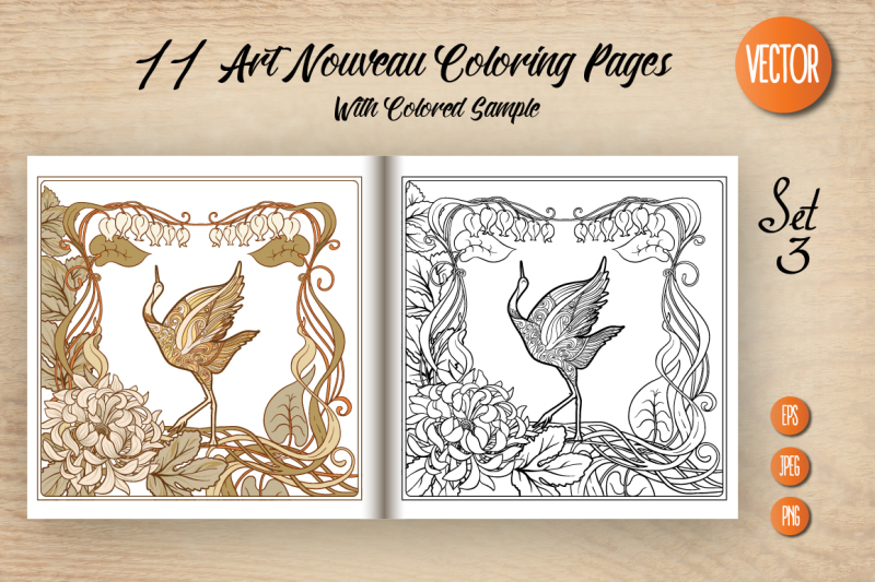 11-art-nouveau-coloring-page