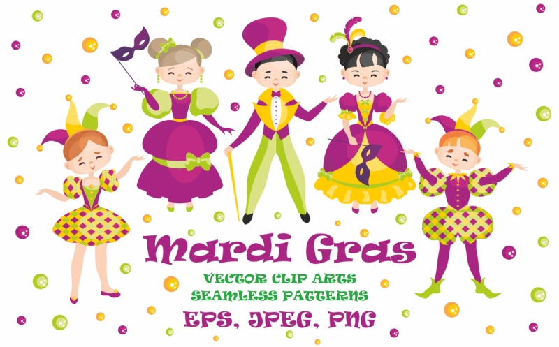 mardi-gras-mini-set-vector-clip-arts-and-seamless-patterns