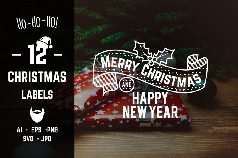 christmas-amp-new-year-labels-amp-badges