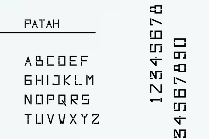 patah-font