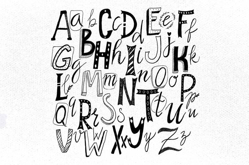 retro-alphabet