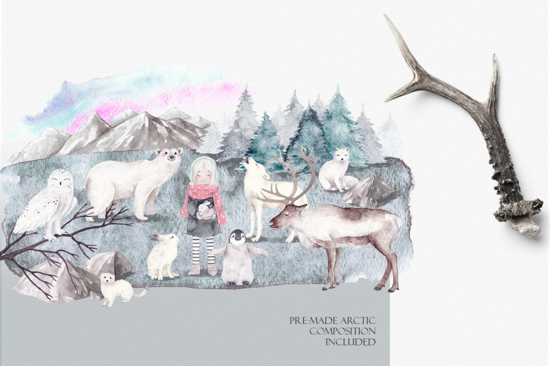 arctic-animals-watercolor-set-part-1