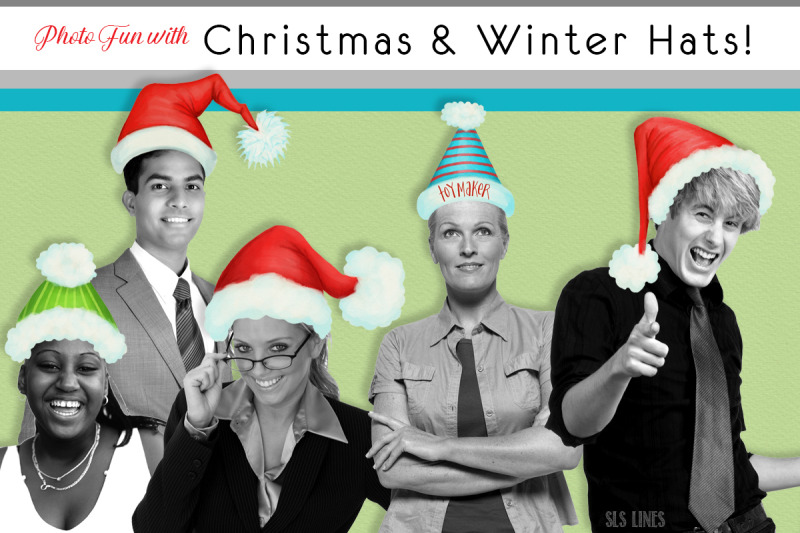 christmas-amp-winter-watercolor-hats-clipart