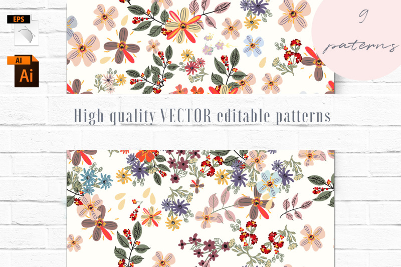 rustic-vector-seamless-patterns