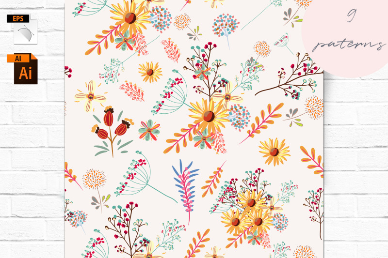 rustic-vector-seamless-patterns