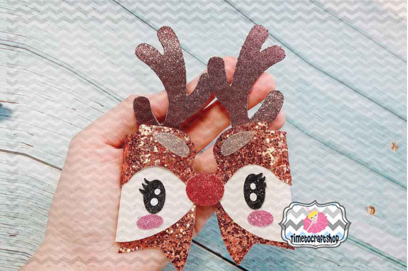 holiday-christmas-animal-hair-bow-template-bundle