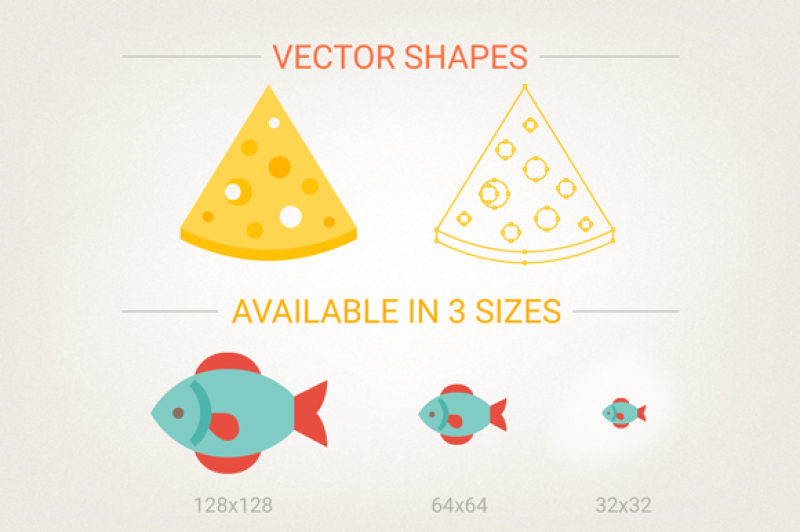 flat-food-icons