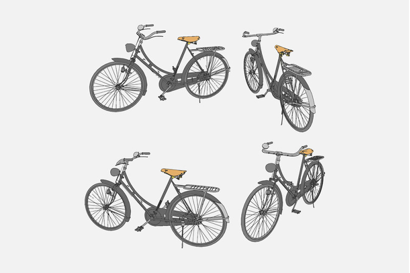 illustration-of-an-ancient-bicycle