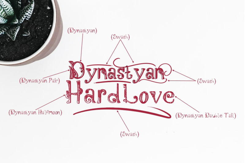 dynastyan-5-font-styles-and-150-swashes
