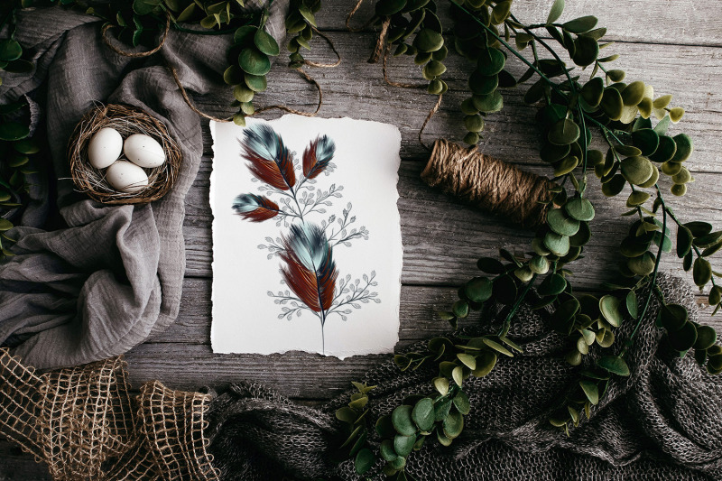 bohemian-mood-feathers-set