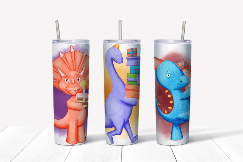 cute-dino-sublimation-design-skinny-tumbler-wrap-design