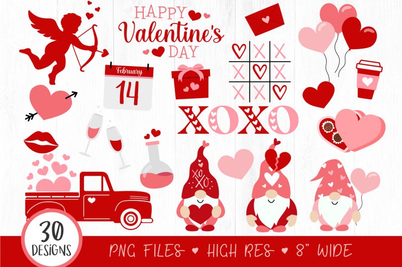 30-valentines-day-clipart-bundle-red-truck-png