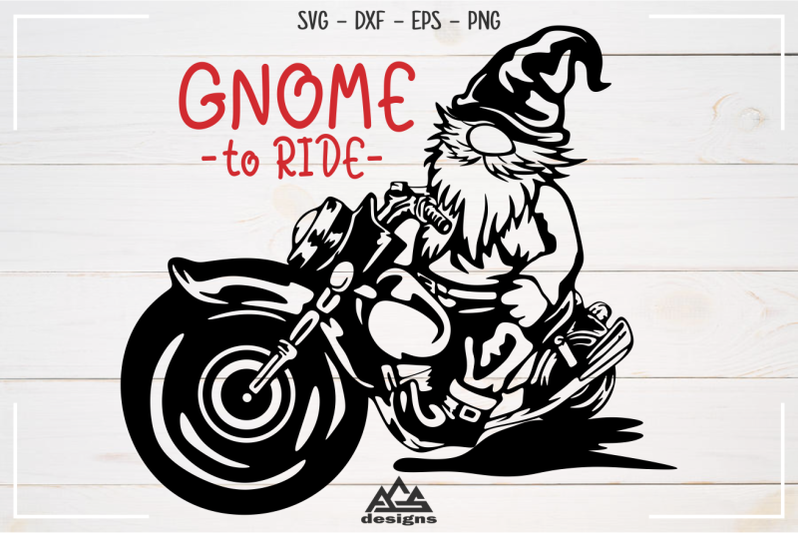 gnome-to-ride-gnome-biker-svg-design