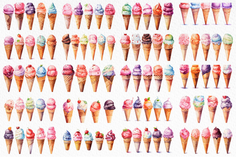 ice-cream-market-200-png-watercolor-elements