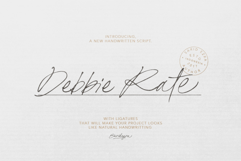 debbie-rate-handwriting-script