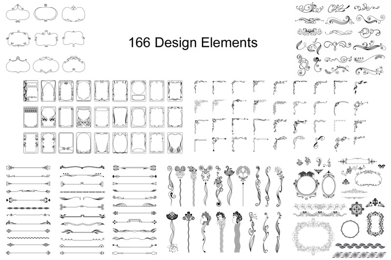 166-vector-design-elements