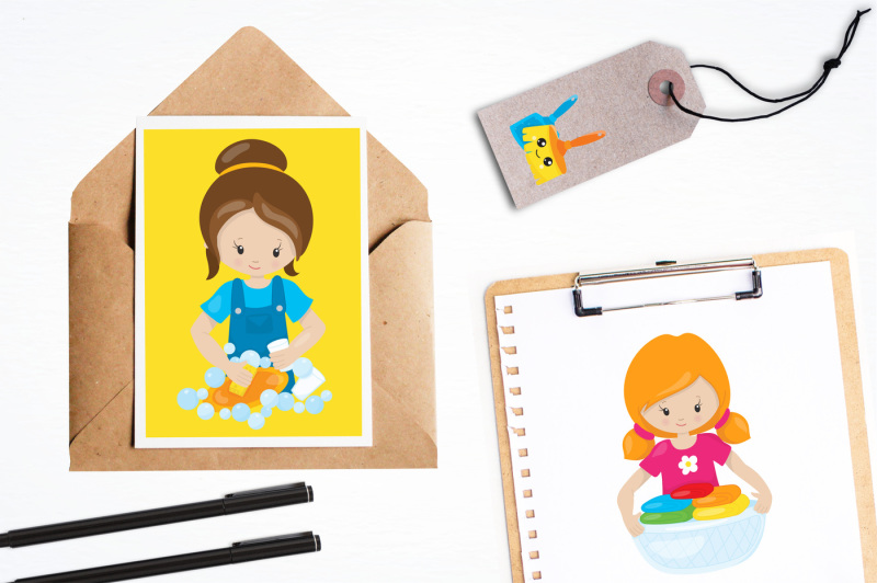 house-chores-graphics-and-illustrations