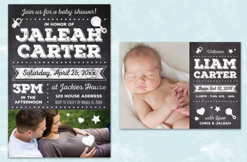 chalk-baby-shower-announcement