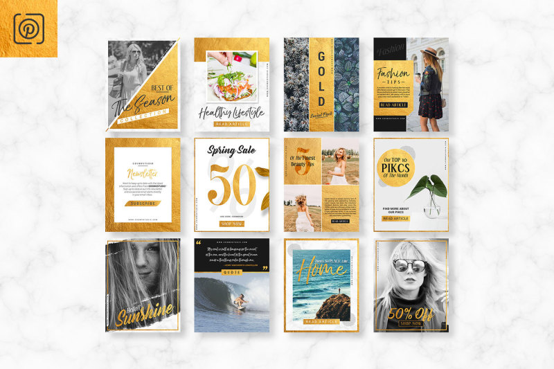 gold-social-media-pack