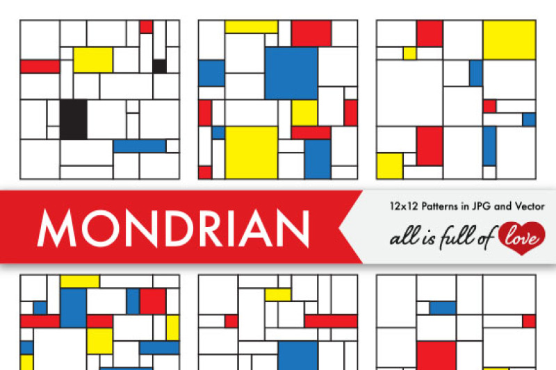 piet-mondrian-digital-paper-pack-geometric-abstraction-background-patterns