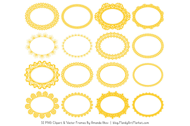mixed-lace-round-frames-in-yellow