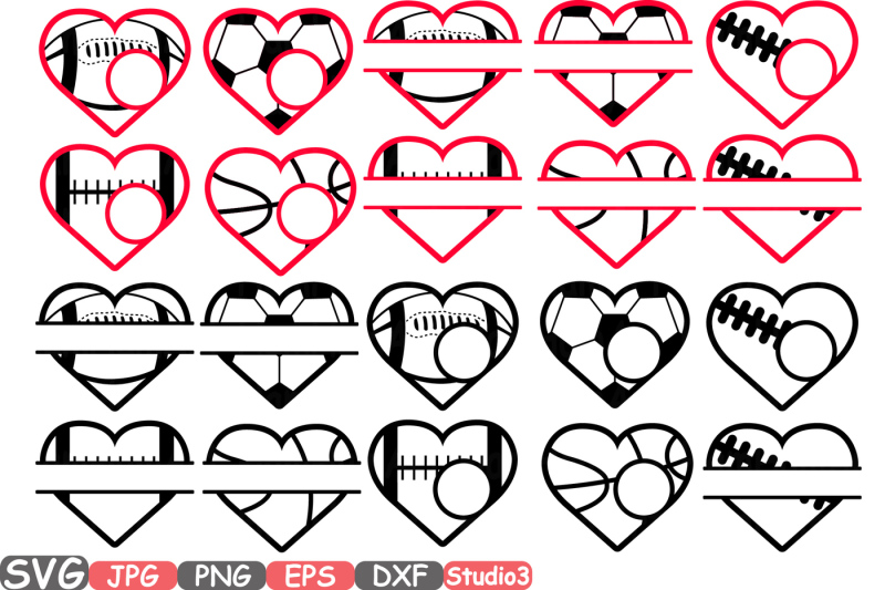 sports-heart-balls-split-and-circle-silhouette-svg-cutting-files-digital-clip-art-graphic-studio3-cricut-cuttable-die-cut-machines-love-split-circle-frame-frames-soccer-football-basketball-704s