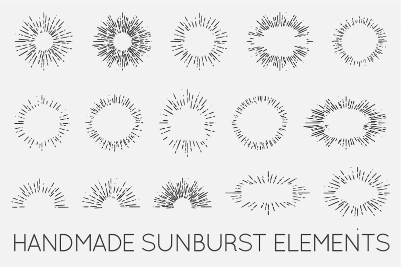 awesome-vector-sunburst-elements