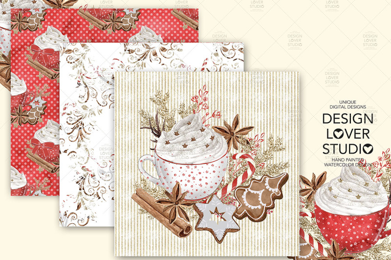 gingerbread-cookies-christmas-digital-paper-pack